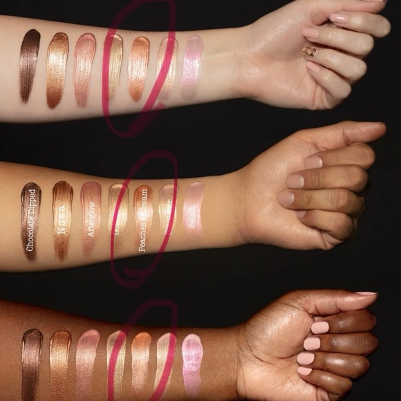 Melt Cosmetics Sex Foil Liquid Highlighter in Peaches & Cream 🍬 - Picture 2 of 2